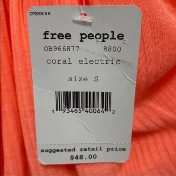 NWT Free People Just a Fling Bobo halter top - Picture 13 of 14